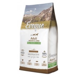 Evoque-perro-adulto-mediano-cordero-jabalí-pienso-carne-fresca