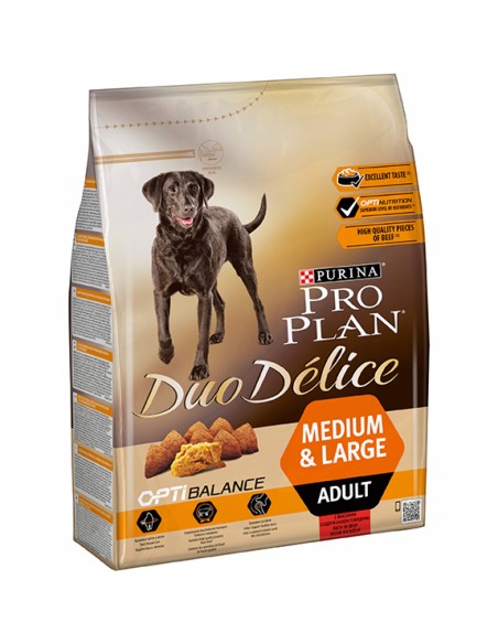 Pro-Plan-Duo-Délice-Perro-Medium-Large-Adult-Buey-pienso-alimentación