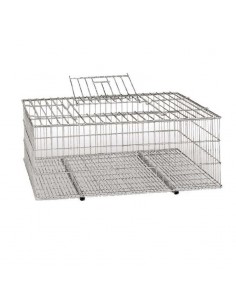 Jaula Transporte Metálica Aves
