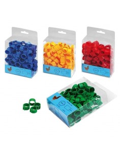 Anillas Plástico Gallinas