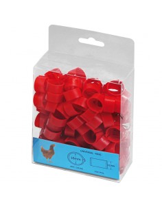 Anillas Plástico Gallinas 2